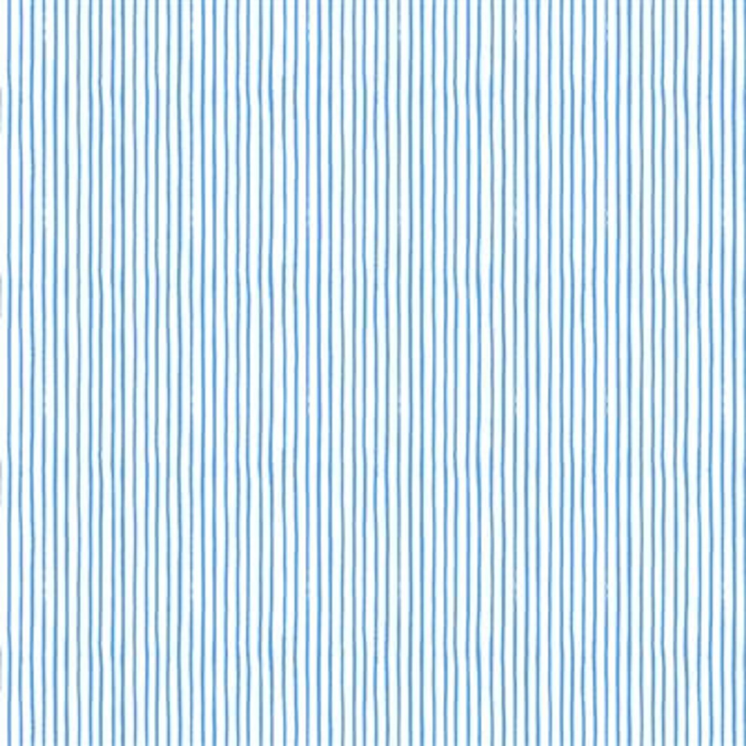 Cherish - Hand Drawn Stripe Blue by Heatherlee Chan From Clothworks ...