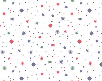 Orion White Stars from Blend Fabrics