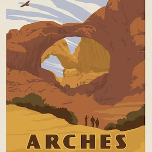 National Parks PANEL 36 Inches - Arches from Riley Blake Fabric