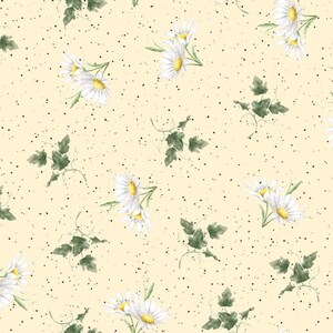 Bramble Patch - Daisy Toss Soft Yellow from Maywood Studio Fabric