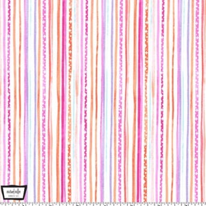Fairy Frolic - Pixie Stripe Pink Glow z tkaniny Michael Miller