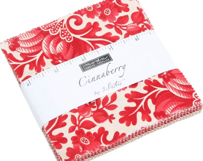 Cinnaberry Charm Pack by 3 Sisters From Moda Fabrics Etsy