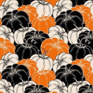 Halloween - Pumpkins Tonal from David Textiles Fabrics