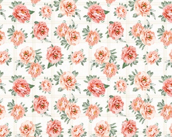 Juliette - Picnic Bunches White by Whistler Studios from Windham Fabrics