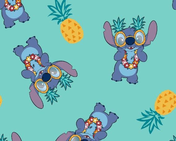 Assiette Stitch Lilo Et Stitch Ananas Bordure Ondulée Disney Japon