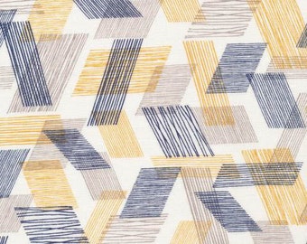 Threads DOUBLE GAUZE- Warp and Weft Brown by Eloise Renouf from Cloud 9 Fabrics