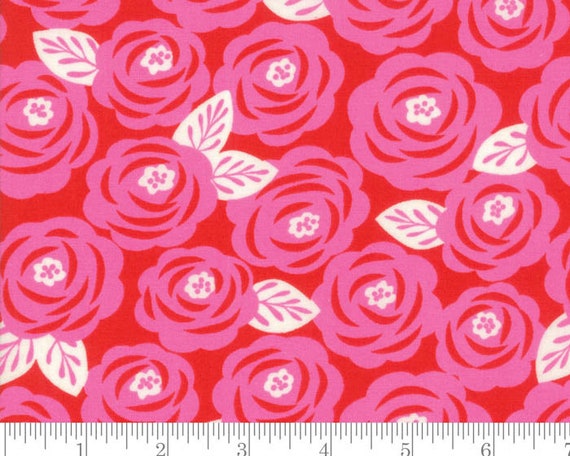 Lazy Days - Moda Fabrics の Gina Martin による Roses Floral