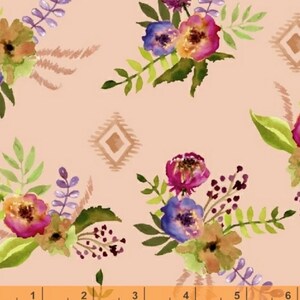 Wanders Weekend - Floral Pink by Sophia Santander from Windham Fabrics