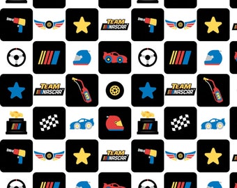 Team Nascar - Blocs de Camelot Fabrics