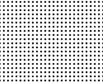 Century Black - Small Squares Black on White from Andover Fabrics