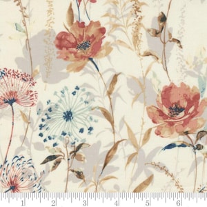 Sandalwood - Meadow Florals Opal Multi 44380 11 by 3 Sisters from Moda Fabrics