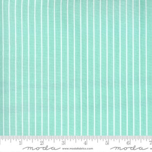 Sunday Stroll - Stripes Aqua 55228 14 by Bonnie and Camille from Moda Fabrics