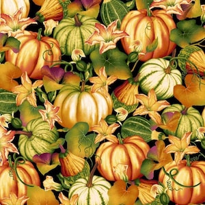Autumn Time - Pumpkin Patch from Henry Glass Fabric