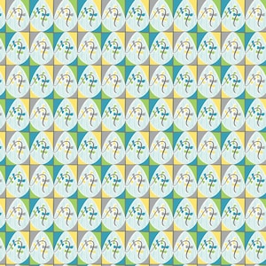 SALE - Blown Away - Lets Go Fly a Kite Blue Cotton Print Fabric from Blend Fabrics
