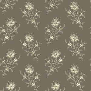 Royal Blue - Chrysanthemum Shale by Laundry Basket Quilts from Andover Fabrics