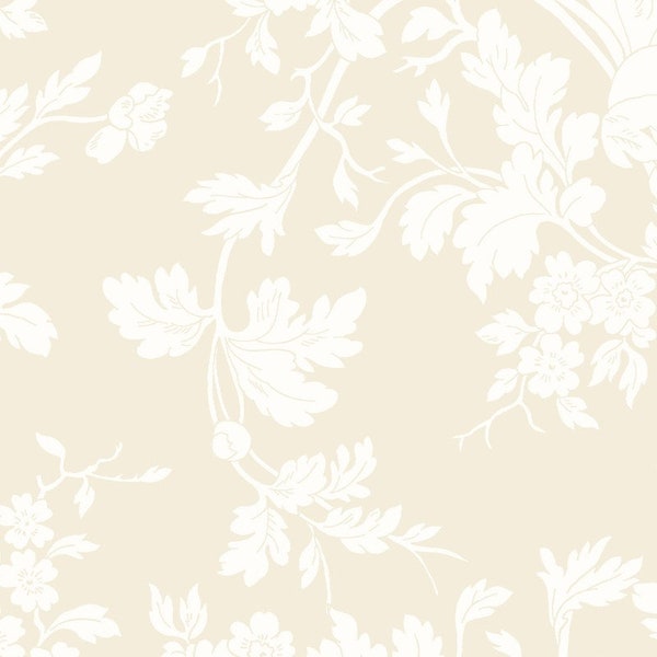 Belle Epoque - Floral Damask Cream from Maywood Studio Fabric