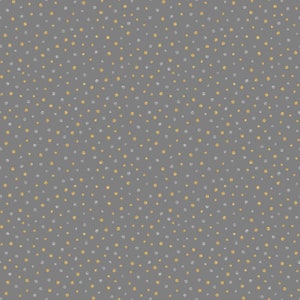 Sparkle Glitter - Gold Silver Glitter Dots Metallic from Quilter’s Palette Fabric