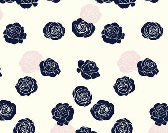Mod Nouveau Poplin - Roses Blush by Jay-Cyn Designs from Birch Fabrics