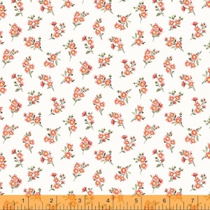 Nina - Daisy Bunches White by Whistler Studios from Windham Fabrics