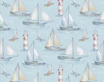 Coastal Living - Boating Blue from Michael Miller Fabrics