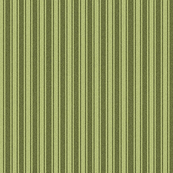 Wild Rose FLANNEL - Stripe Green by Marti Michell from Maywood Studio Fabric