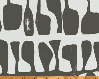 Follie CANVAS - Brown Grey - Canvas Fabric by Lotta Jansdotter from Windham Fabrics