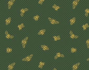 Miel de abeja - Abejas verdes de Lewis e Irene Fabric