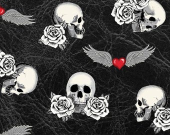 Born To Ride - Tatuaje negro de Windham Fabrics