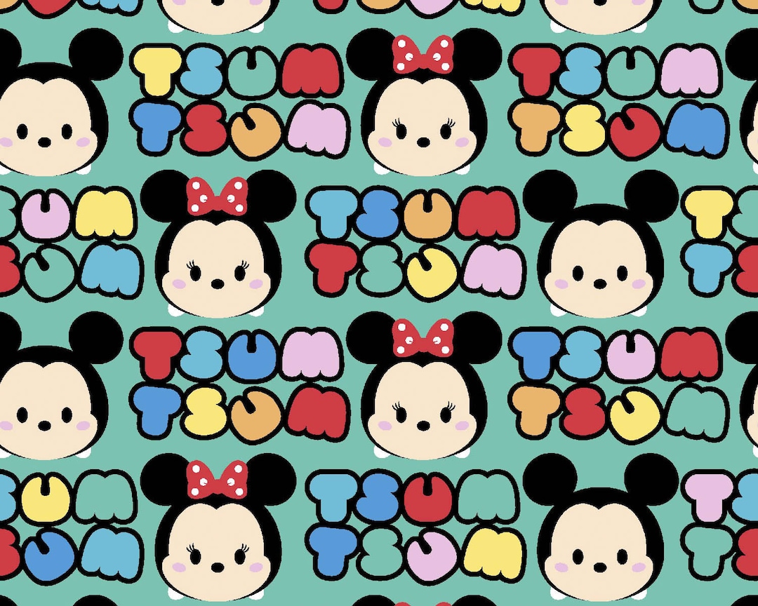 Disney Tsum Tsum Mickey and Minnie KNIT From Springs - Etsy