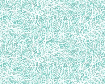 Beach Bound - Koralle Aqua von Henry Glass Fabric