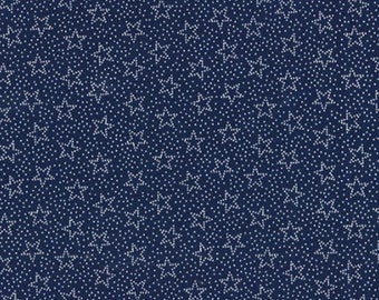Heart of America - Stars Blue from Fabric Traditions Fabric