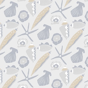 By The Sea - Shell Grey from Andover Fabrics