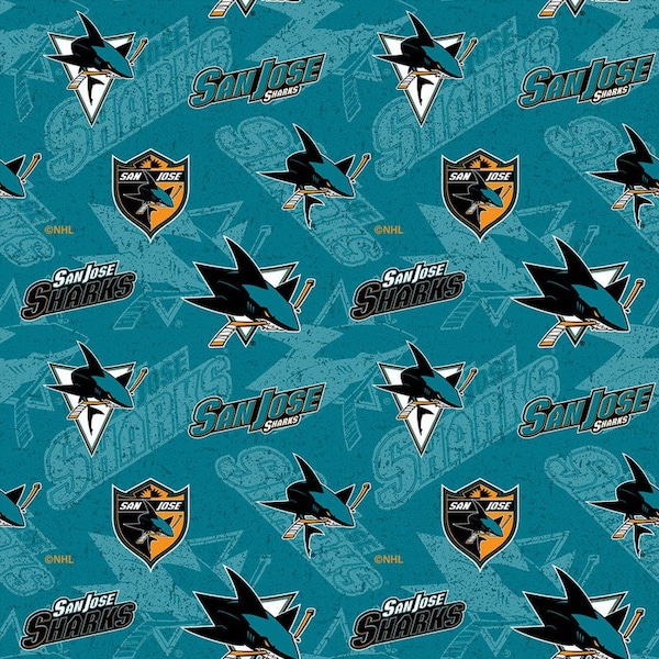 NHL - San Jose Sharks from Sykel Enterprises Fabrics