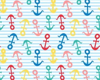 Seas the Day - Ankers op streep van Studio E Fabrics