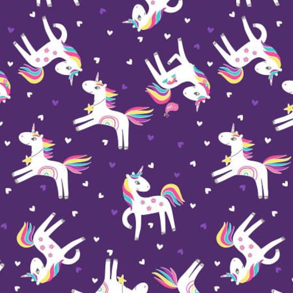 Unicorn Magic Pearlescent - Unicorn Love Purple by Kanvas Studio from