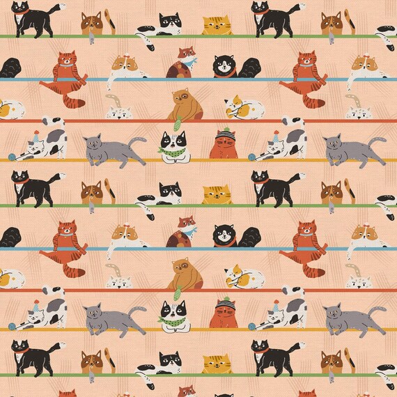 Here Kitty Kitty Floral Daydream in Multi Here Kitty Kitty Floral Daydream in Multi