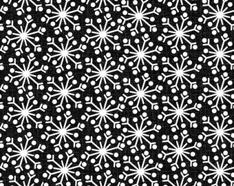 Snowdays FLANNEL - Snowflake Charcoal by Bonnie Sullivan from Maywood Studio Fabric