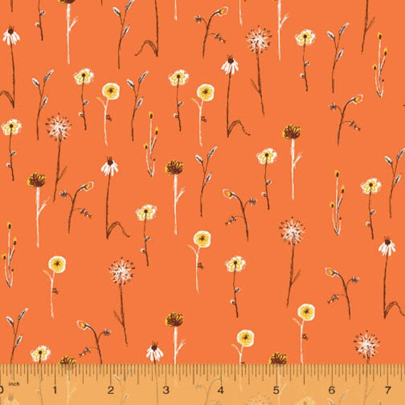 Far Far Away III: Wildflowers in Burnt Orange Far Far Away III: Wildflowers in Burnt Orange