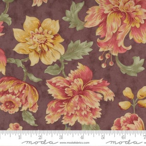 Threads That Bind - Wild Rose Bouquet Rhubarb 28004 17 by Blackbird Designs from Moda Fabrics