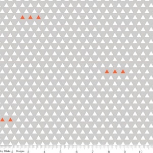 Four Corners Jersey KNIT - Triangle Gray by Simple Simon from Riley Blake
