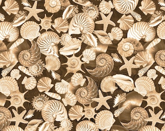 Oceana - Shells Sand from Kanvas Studio Fabric
