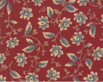 Nancys Needle - Floral Red di Betsy Chutchian di Moda Fabrics