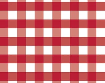One Inch Gingham - Red from Riley Blake