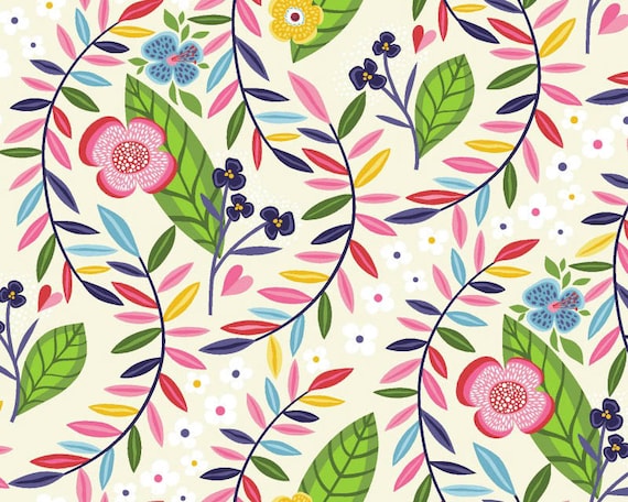 Helen S Meadow Vine Floral By Helen Dardik From Etsy