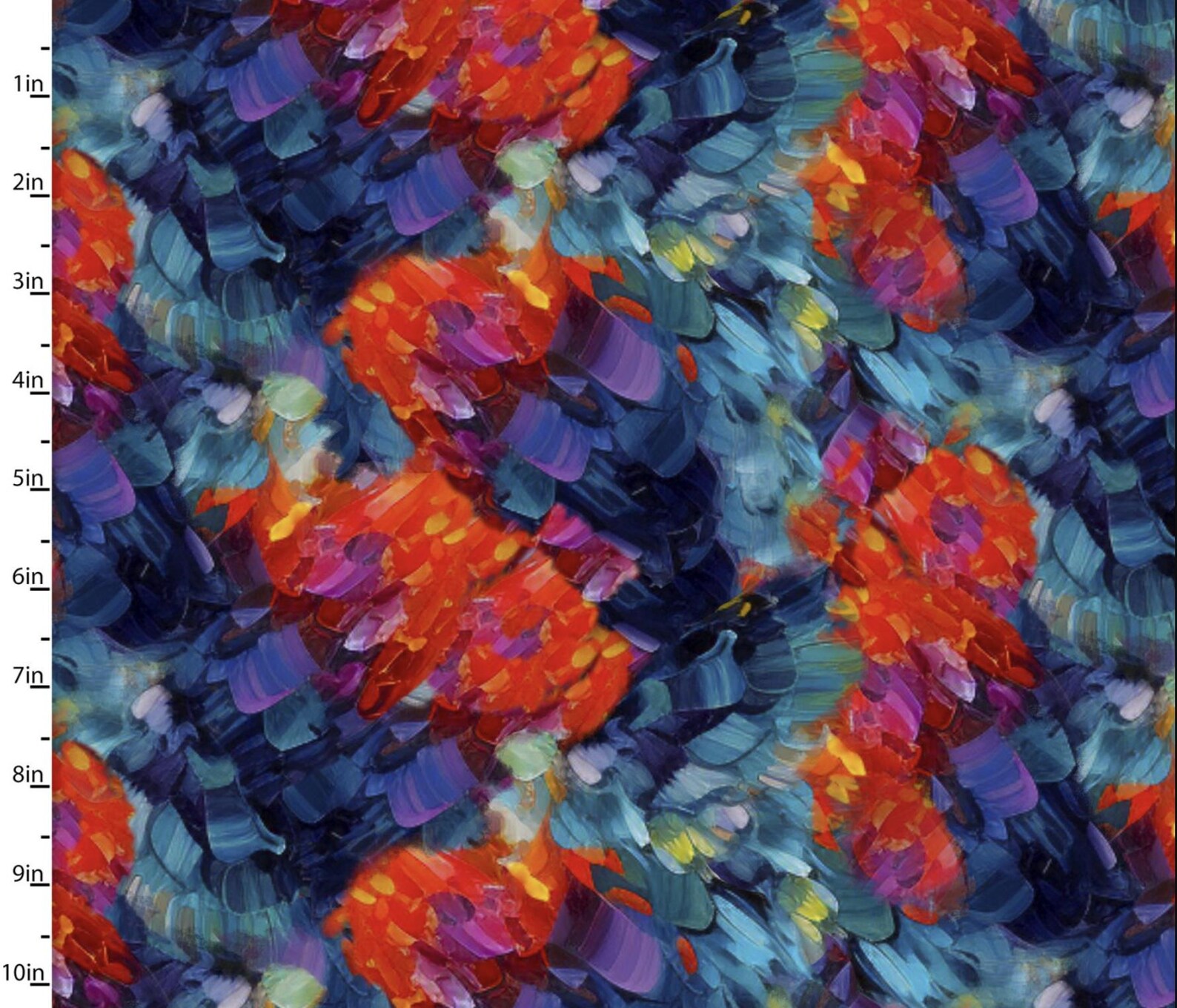 Hummingbird Bouquet - Flutter Texture Multi From 3 Wishes Fabric - Etsy