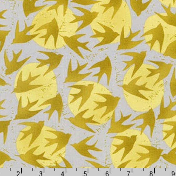 Marks - Birds Gold par Valori Wells de Robert Kaufman