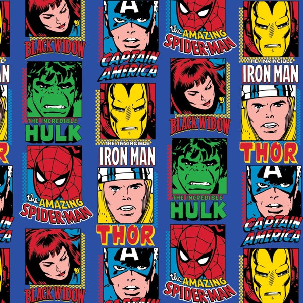 Super Hero Fabric - Etsy