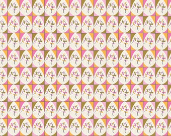 SALE - Blown Away - Lets Go Fly a Kite Pink Cotton Print Fabric from Blend Fabrics
