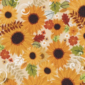 Gather Together - Harvest Sunshine Cream from Benartex Fabrics