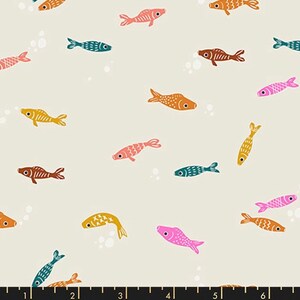 Koi Pond - Fish Shell RS1036 11 by Rashida Coleman Hale from Ruby Star Society Fabric